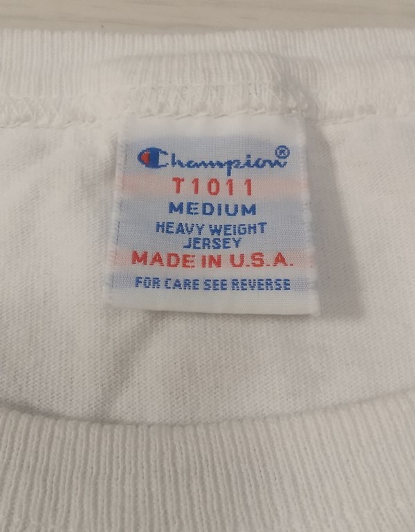 古着/胸ポケットTシャツ/Champion T1011/チャンピオン/Made in USA/米製/クラシック/アメカジ/レトロ/オールド_画像4