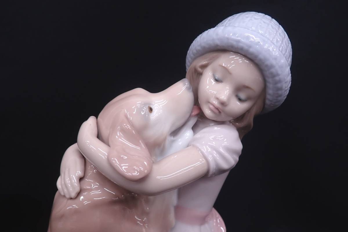 LLADRO リヤドロ 『待ってたよ！』『マイフレンド』全2点 ゴールデンレトリバー アメリカン コッカー スパニエル 犬 少女 リアドロ P12034_画像8