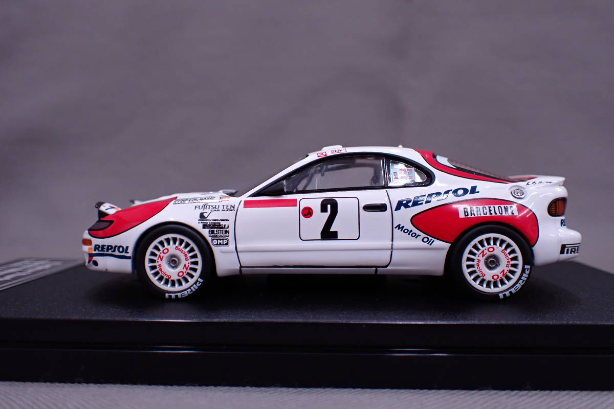 hpi Toyota Celica Turbo 4WD #2 1992 Monte Carlo 8003 1/43 トヨタ セリカ モンテカルロ ミニカー Z12112_画像2