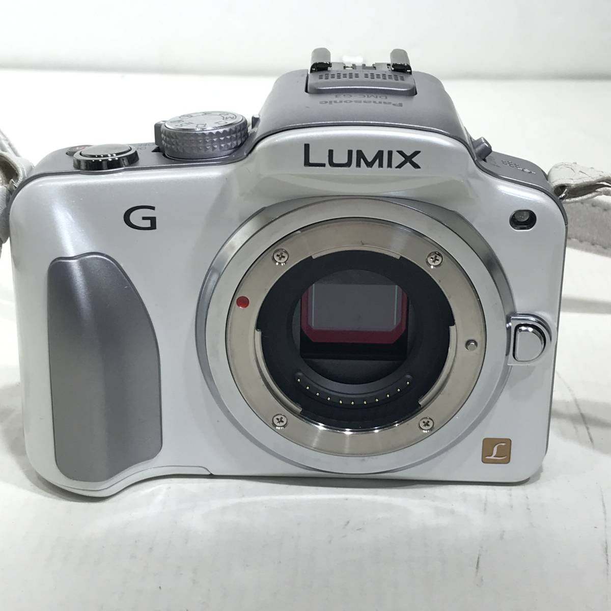 【現状販売】Panasonic LUMIX G3 DMC-G3W ホワイト_画像2