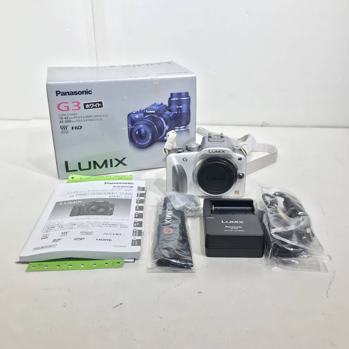 【現状販売】Panasonic LUMIX G3 DMC-G3W ホワイト_画像1