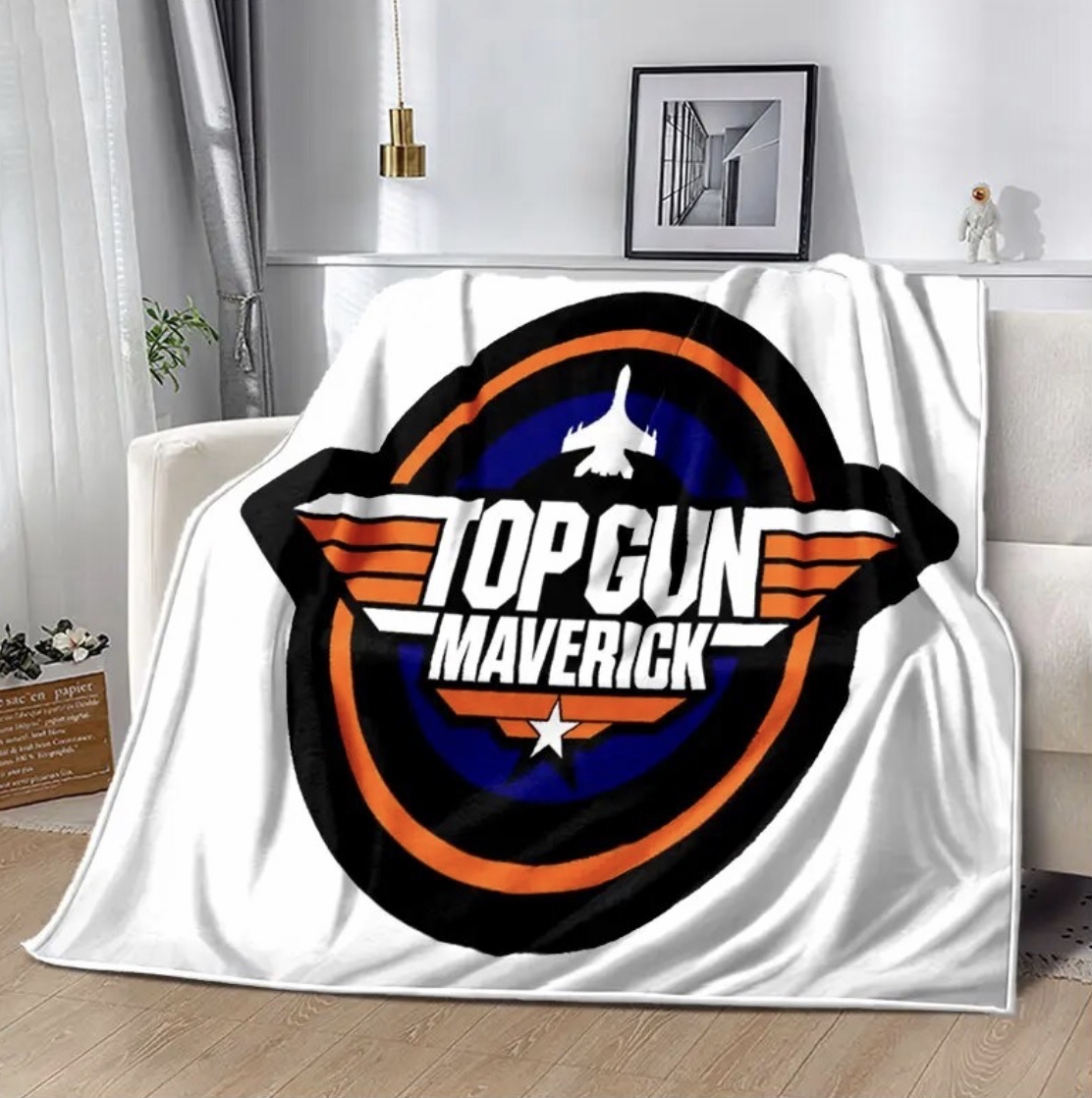 送料無料 映画 アクション 洋画 トップガン マーヴェリック Top Gun トム・クルーズ ブランケット 毛布 ２６