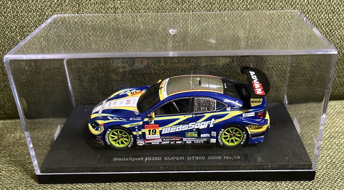 1/43 エブロ レクサス　ウェッズスポーツ　is350 スーパー GT GT300 #19 2009 wedssport _画像3