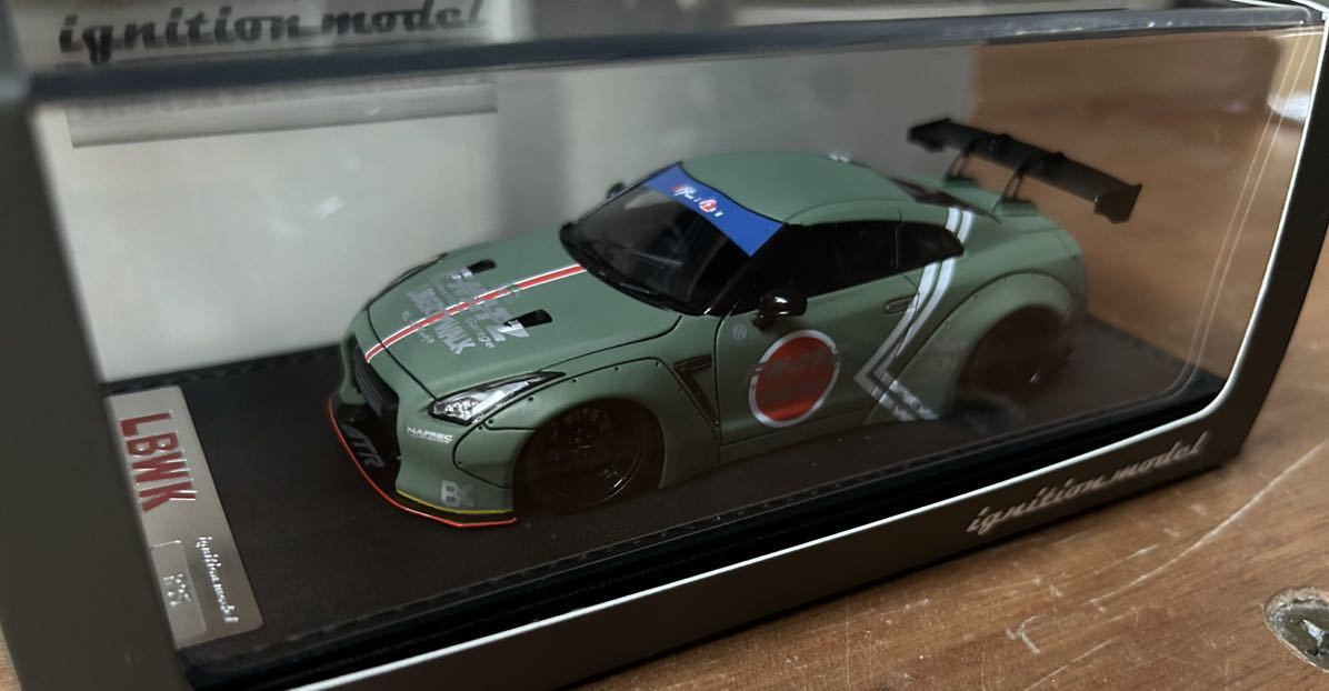 1/43 イグニッション モデル　LB ワークス　ゼロ　ファイター　ニッサン GT-R R35 東京オートサロン 2015 　IG 2268 2257 _画像2