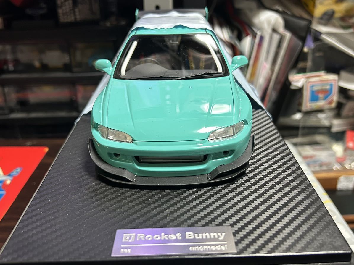 1/18 ワンモデル　ホンダ　シビック　EG6 パンデム　ロケットバニー　one model honda civic pandem rocket bunny _画像2