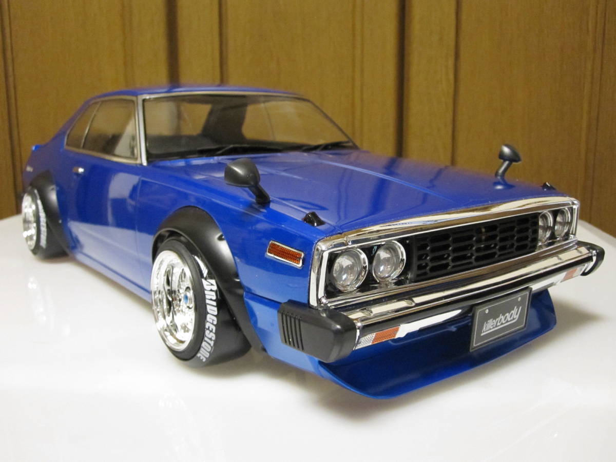 新品未使用★１/１０　Killerbody　スカイライン2000GT-ES　ハードトップ　リアルスケールモデル　グラチャン　GT_シャーシ搭載イメージ