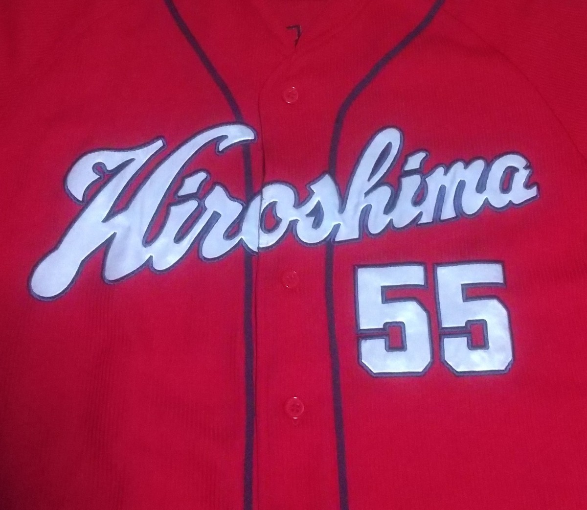 値下げ交渉 広島カープ 55 エルドレッド ビジター M ハイクオリティユニフォーム 検)HIROSHIMA TOYO CARP 黒田 新井 松山 ビッグカントリー_画像6