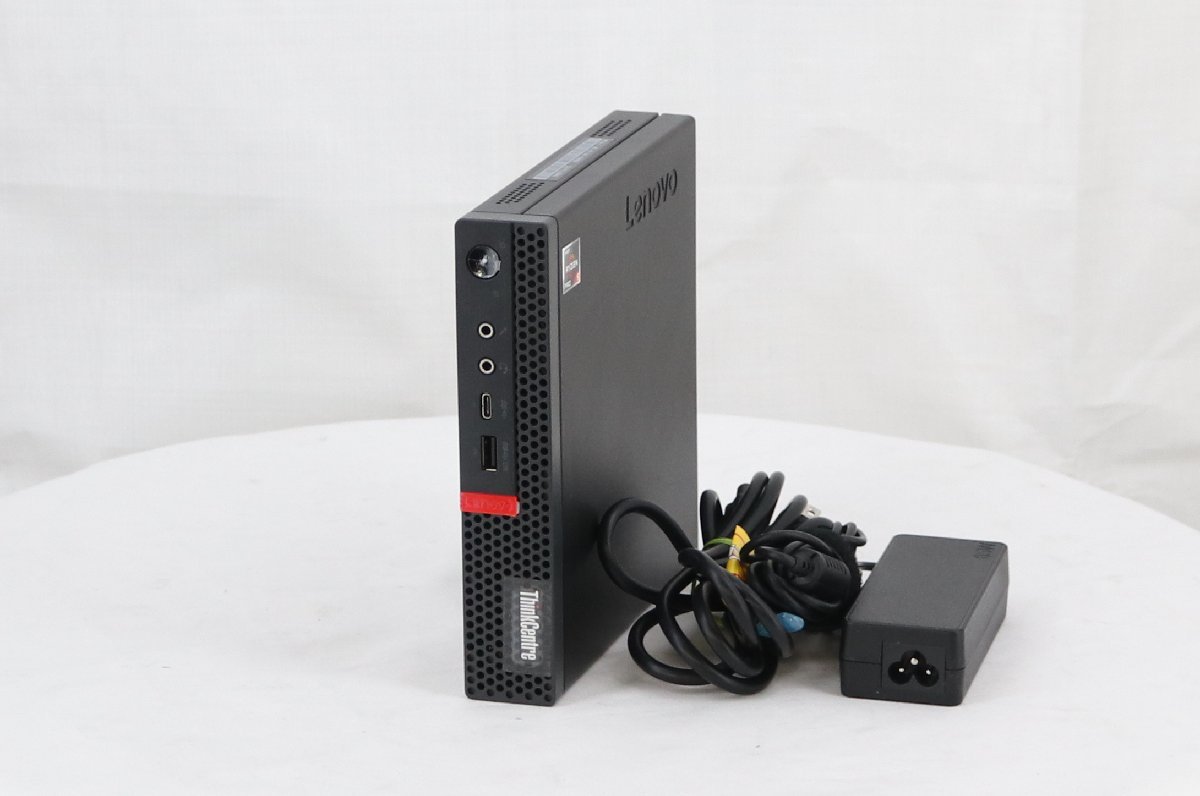 lenovo 11A4S0A000 ThinkCentre M75q-1　AMD Ryzen 5 PRO 3400GE w/ Radeon Vega Graphics 3.30GHz 16GB 256GB(SSD)■1週間保証【TB】_画像1