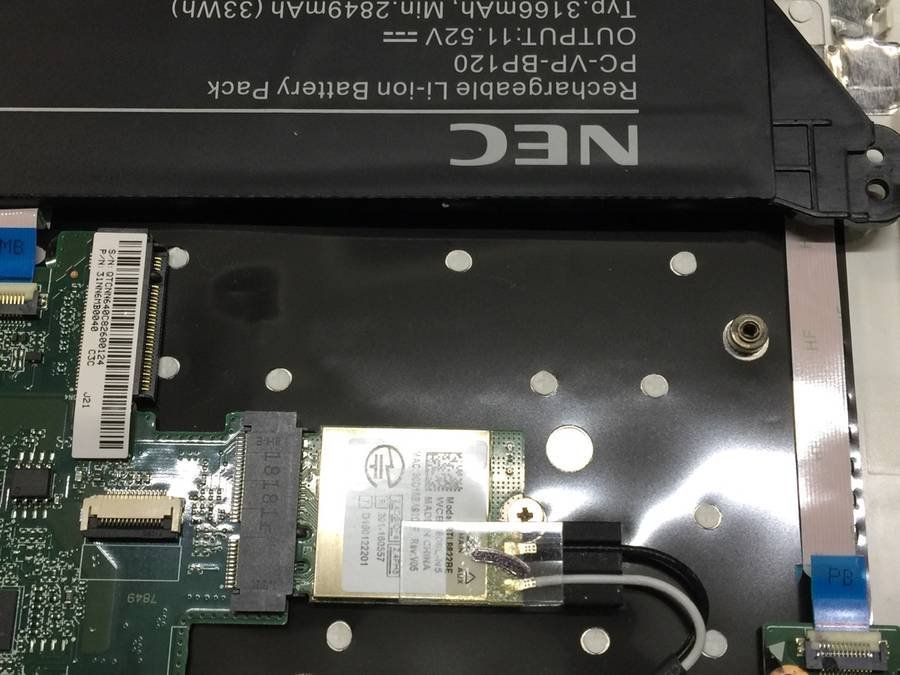 NEC PC-NM550KAW LAVIE NM550/K　Core i5 7Y54 1.20GHz 8GB ■現状品_画像9