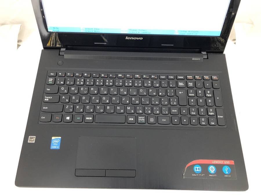 lenovo 80E503ECJP G50-80　Core i3 5005U 2.00GHz 4GB 1000GB■現状品_画像5