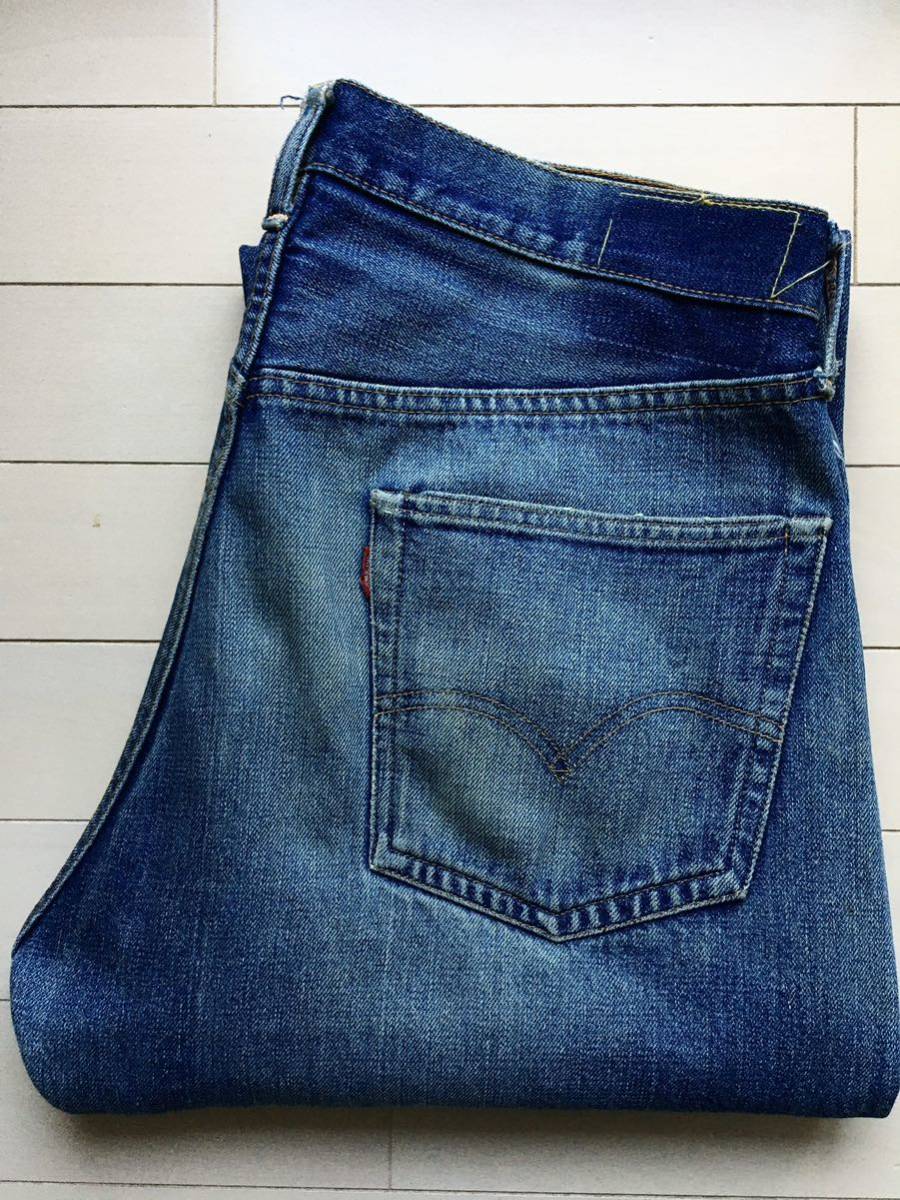 【極上】濃紺 501 BIGE 34×30 60年代 リーバイス 極上鬼ヒゲ 刻印2 ゴールデンサイズ ビッグE LEVIS 501XX 506XX 507XX 505 66 前期 後期_画像10