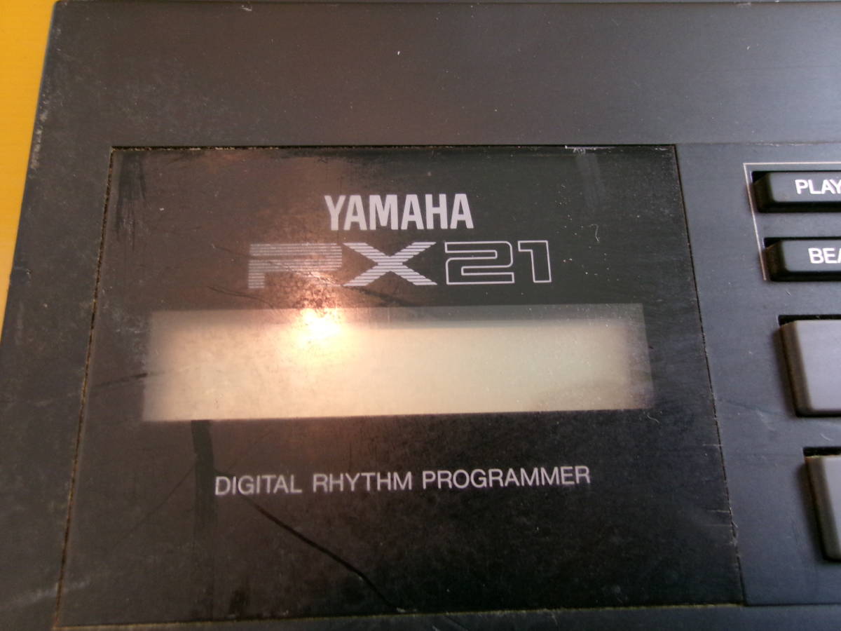(D-232)YAMAHA цифровой ритм программист - ритм-бокс RX21 работоспособность не проверялась текущее состояние товар 