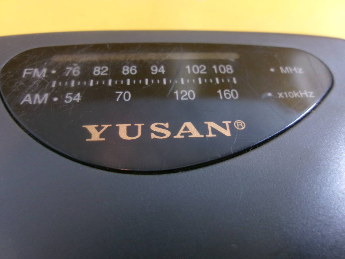 (D-343)YUSAN ポータブルカセットレコーダー YS-6882KA 動作未確認 現状品_画像2
