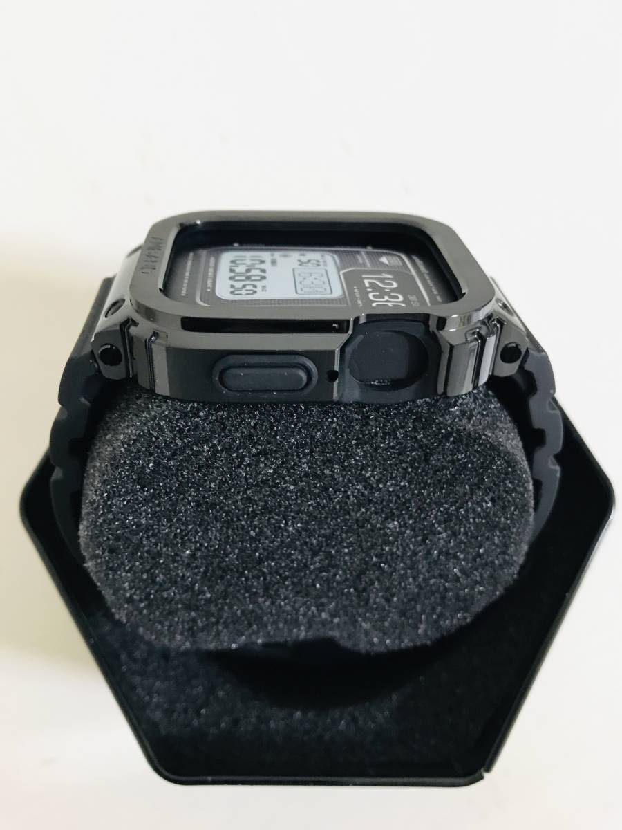 【2022改良モデル】amband Moving Fortress Classic Apple Watch バンド 45mm コメットブラック_画像5