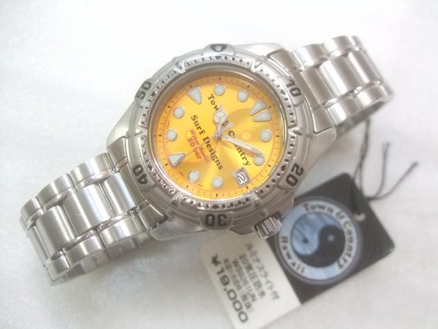  new goods men's Orient diver Town and Country quarts wristwatch regular price 19000 jpy Y950