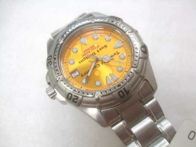  new goods men's Orient diver Town and Country quarts wristwatch regular price 19000 jpy Y950