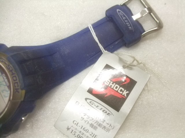新品旧モデルカシオG-SHOCK G-LIDE GL-160ブルー系定価15000円　Y994_画像4