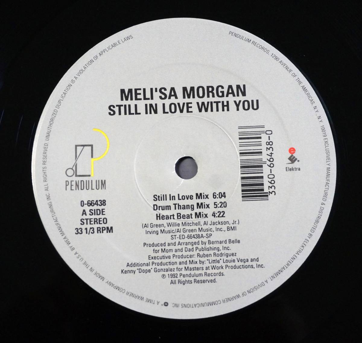 【12inch Single】　MELI'SA MORGAN / STILL IN LOVE WITH YOU　（輸入盤）_画像4