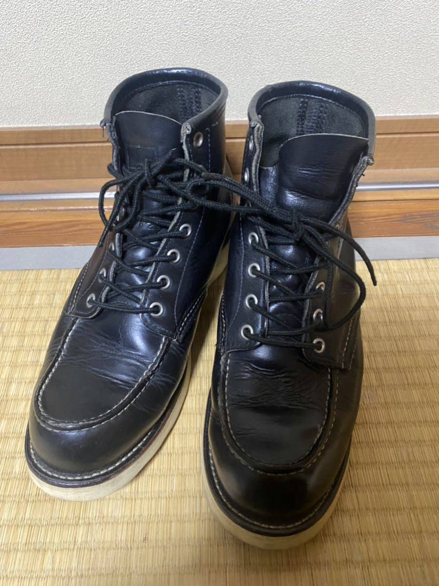 レッドウィング RED WING アイリッシュセッター 8130 9.5D ブラック 黒　旧羽タグ_画像1