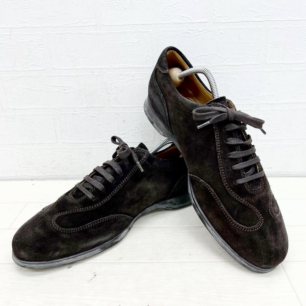 1279◎ イタリア製 Church's チャーチ 靴 シューズ ウォーキング レースアップ カジュアル ダークブラウン メンズ6y2
