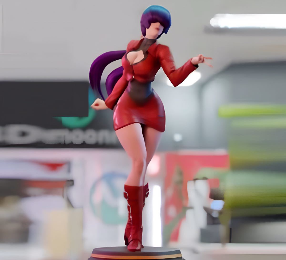 女性フィギュア kof アニメゲームキャラモデル ガレージキット 未塗装 未組み立て 24cm largeサイズ セクシー美少女の画像2