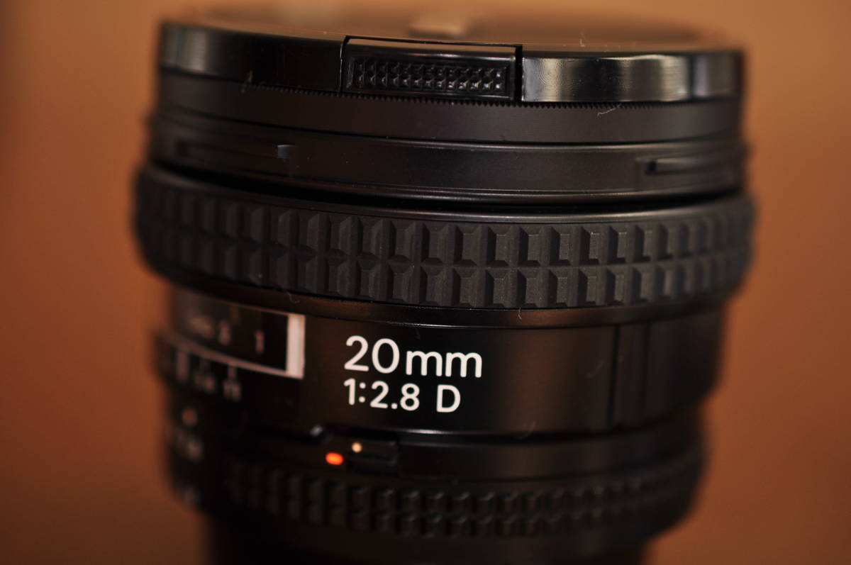 Nikon AF 20mm f2.8 D AF動作確認済 ニコンオートフォーカス広角レンズ_画像2