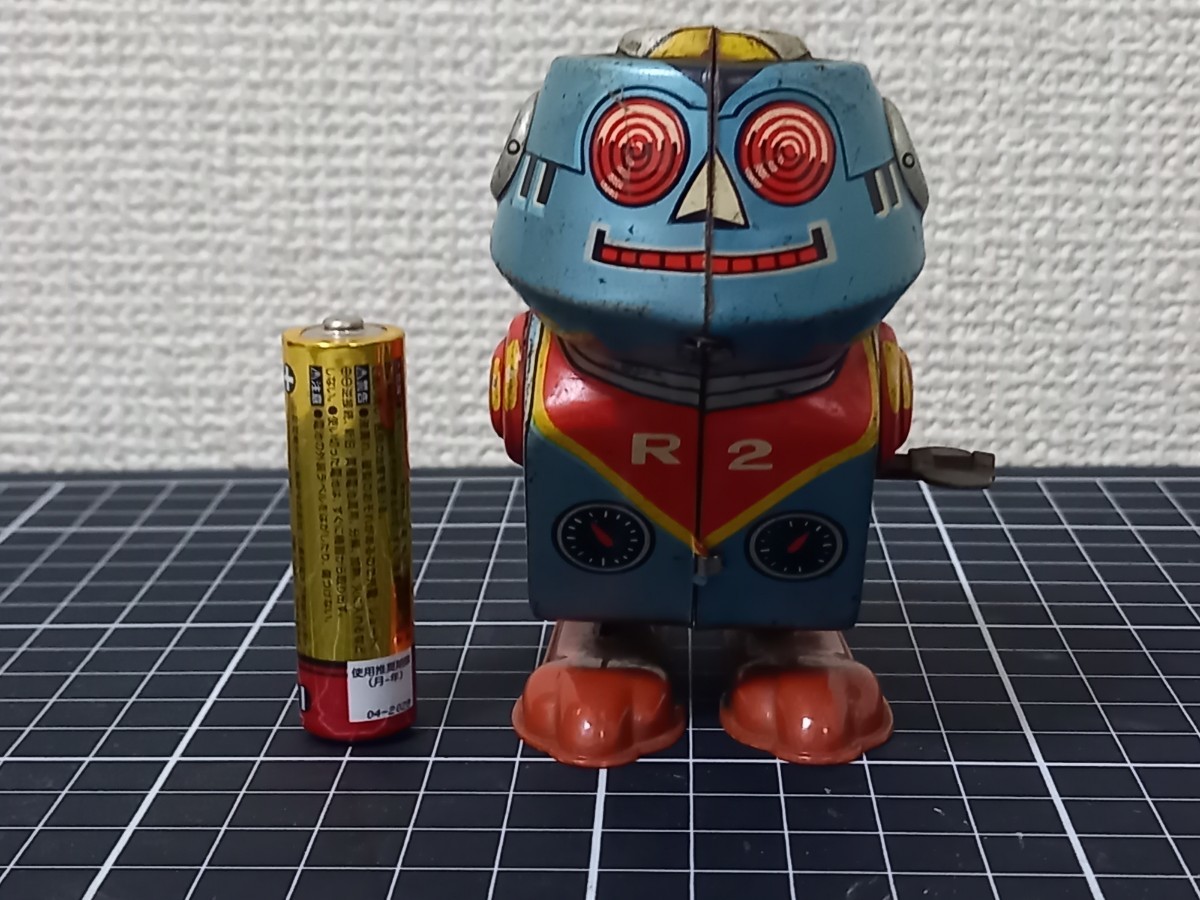 昭和レトロ 米屋 ブリキ ゼンマイ ロボット ビンテージ 当時物_画像1