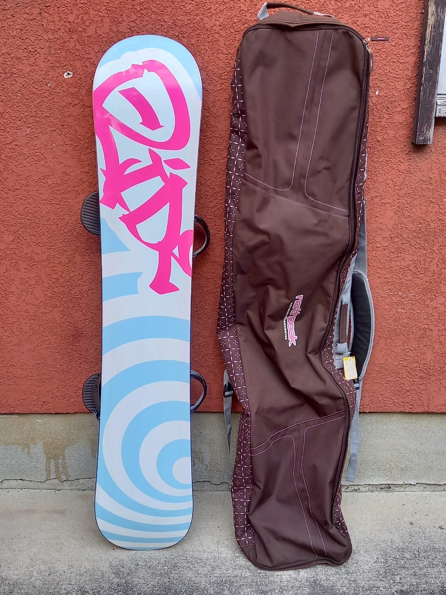 中古 スノーボード RIDE ライド SPLASH 142 / BURTON LEXA ジャンク ビンディング ケース付き_画像7