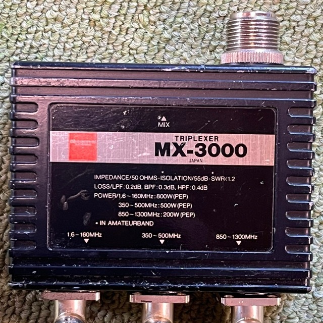 DIAMOND★ダイアモンド★MX-3000★トリプレクサー★TRIPLEXER★現状品_画像2