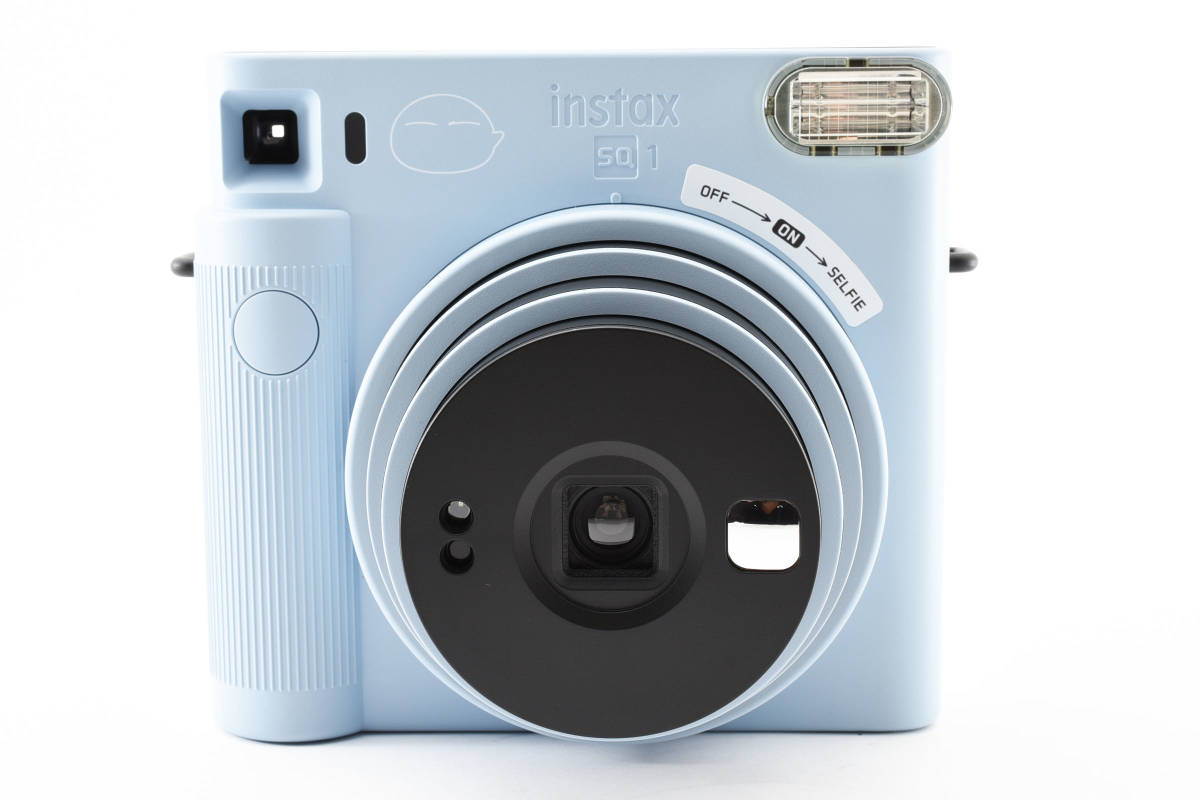 * as good as new * Fuji film FUJIFILM instax SQUARE SQ 1 glacier blue rotation sla collaboration Cheki instant camera #3800