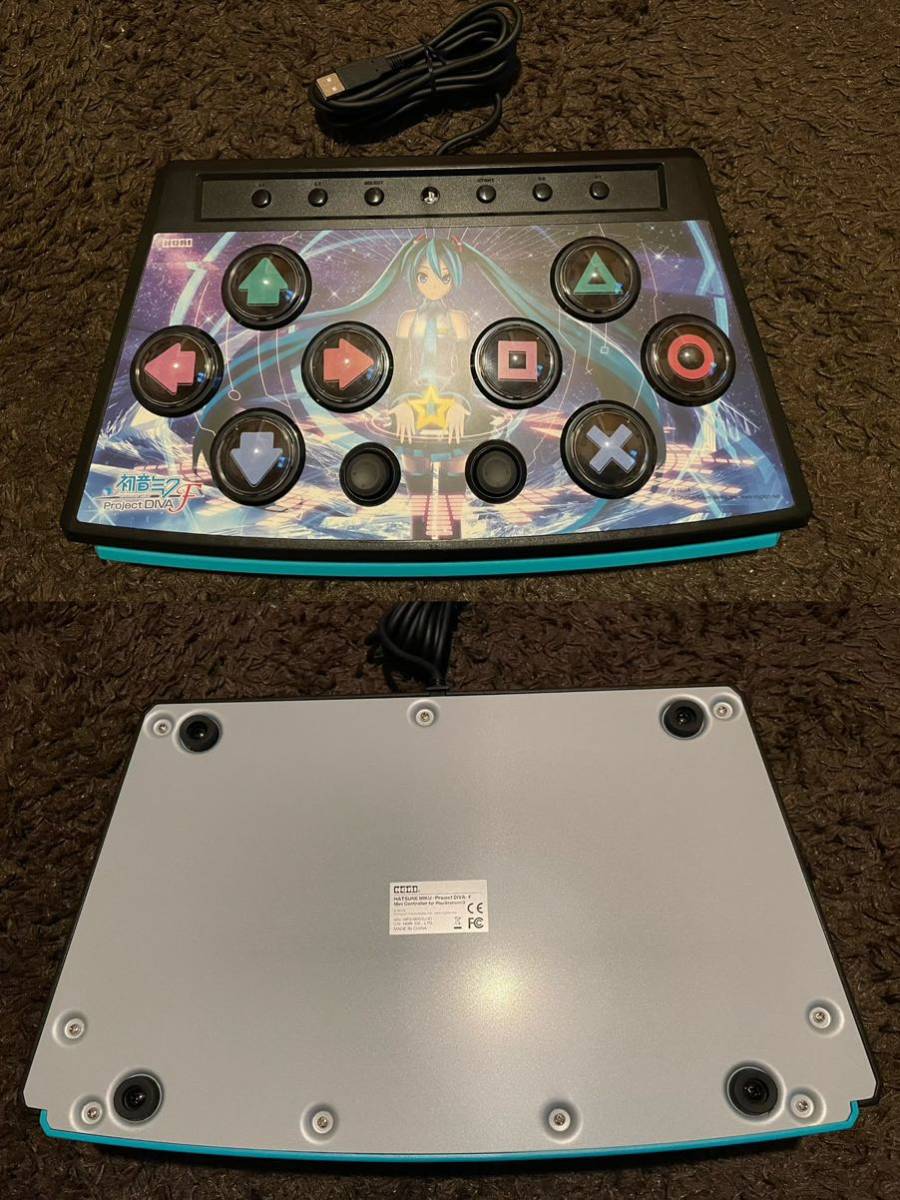 美品　PS1 KONAMIポップンコントローラ プレイステーション専用 RU014 、ps3用 初音ミク　Project DIVA F 専用ミニコントローラ　2点まとめ_画像5