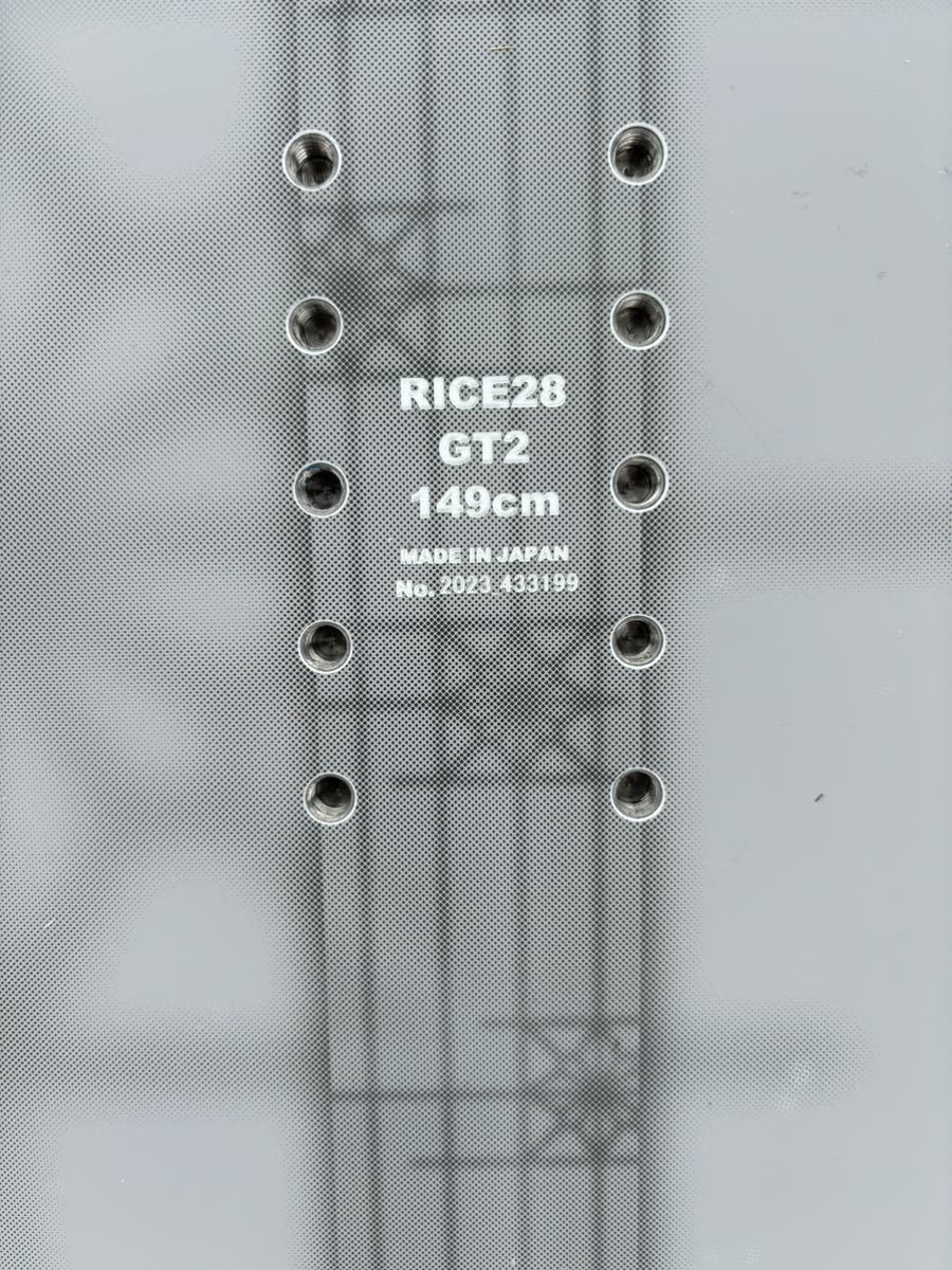 RICE28 GT2スノーボード149グラトリ_画像3