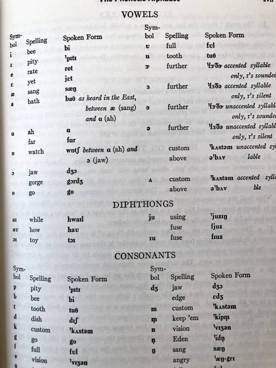 ケニヨン アメリカ英語 発音辞典 丸善 1953年発行 函付 科学的音声学に基ずくアメリカ人の規範的発音の表記 B08-01L_画像6