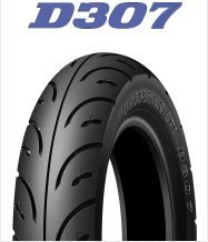 ※リア用 片側のみ DUNLOP D307 ダンロップ Ｄ307 90/90-14 46P TL 品番:314051 アドレス110 ディオ110などに_画像1