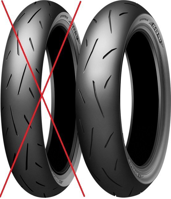 ※リア用 片側のみ DUNLOP アルファ13SP 200/55ZR17 78W TL 品番:325337 NINJA-H2 YZF-R1M 1199PANIGALE/S Ｆ4_画像1