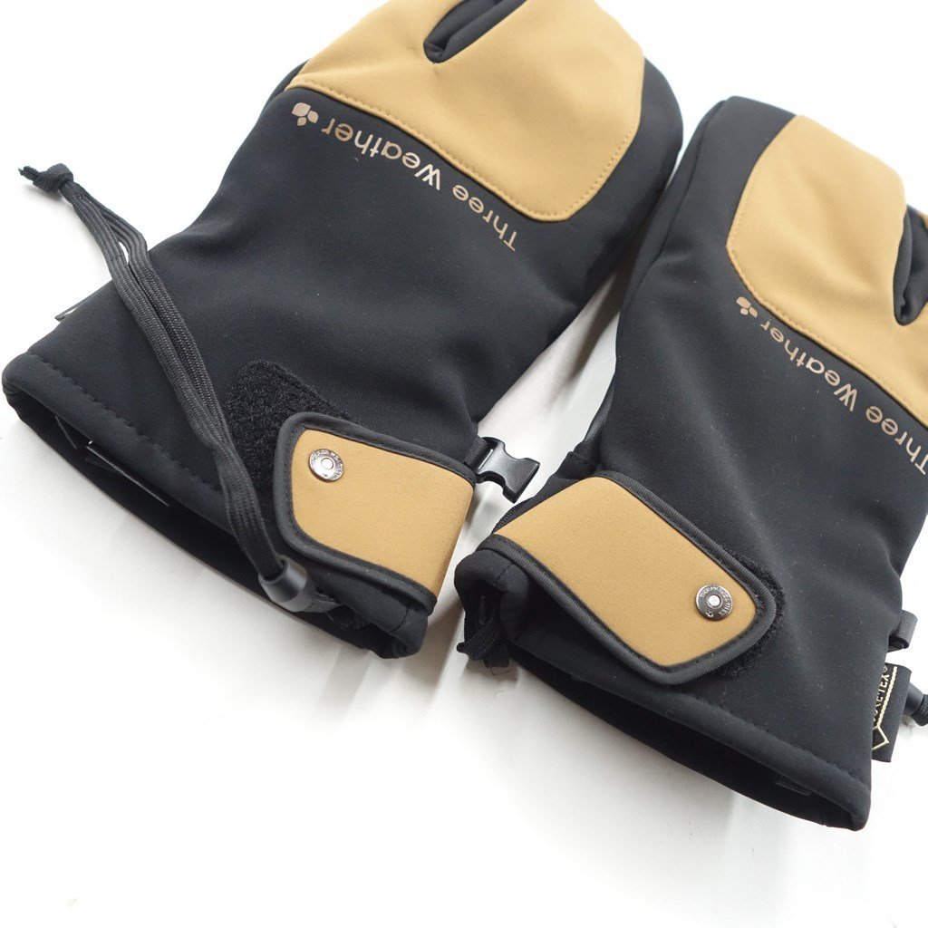 中古 キレイ 2020年頃 THREE WEATHER GORE-TEX TRIGGER MITT グローブ メンズMサイズ スノーボードグローブ スリーウェザー_画像3