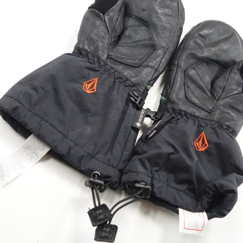 中古 22/23 VOLCOM MENS 91 GORE-TEX MITT J6852302 グローブ メンズMサイズ スノーボードグローブ ボルコム_画像5