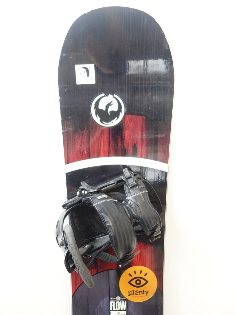 中古 16/17 FLOW VERT RED 151cm ビンディング付き 2点セット スノーボード フロー バート レッド_画像2