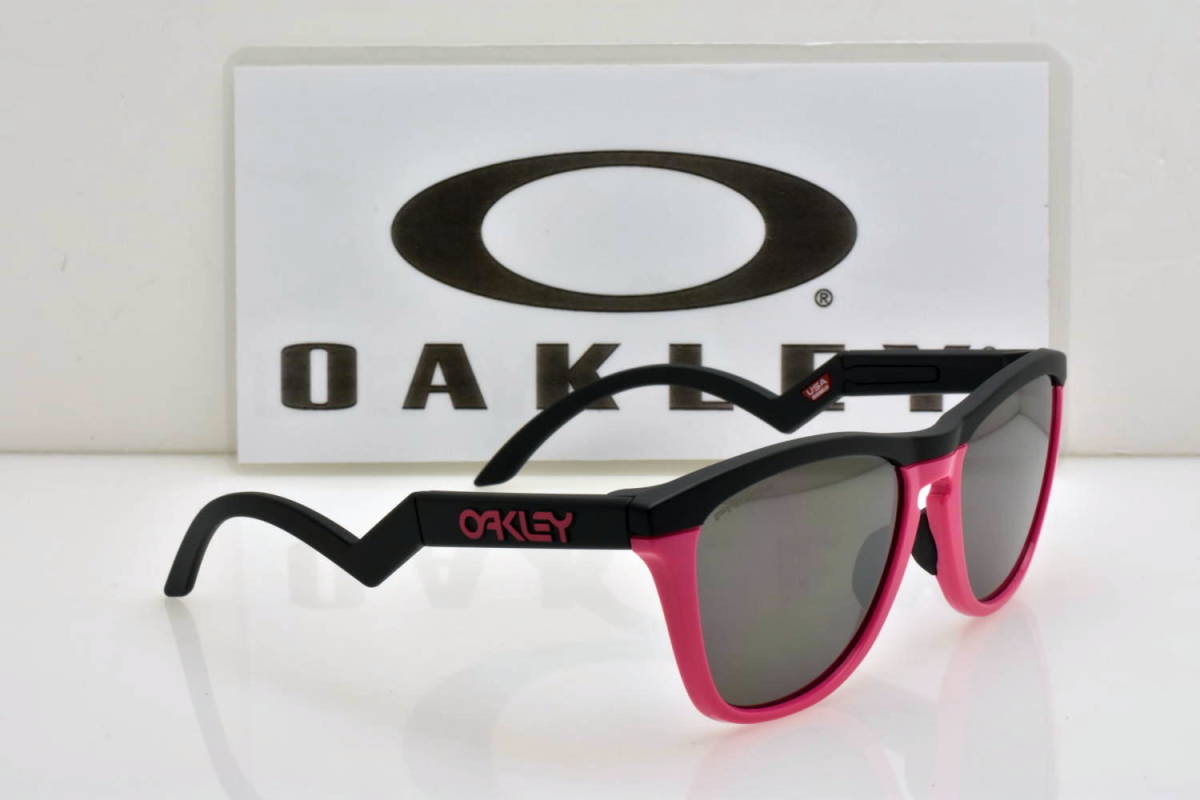 ★新品・正規輸入品！OAKLEY オークリー OO9289-0455 Frogskins Hybridフロッグスキン ハイブリッド マットブラック/ネオンピンク★_画像3