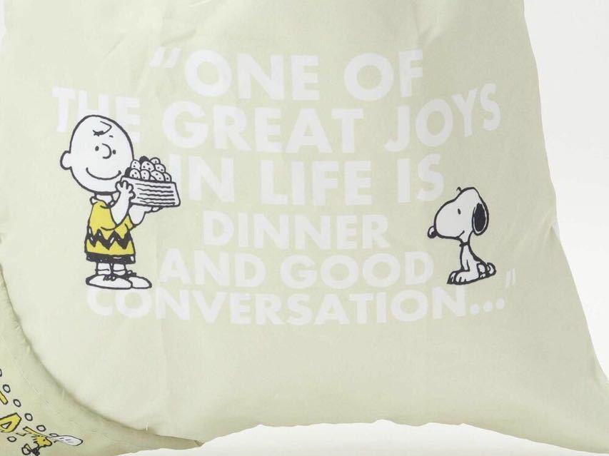 新品 タグ付き ★ アフタヌーンティー PEANUTS コラボ ショッピングバッグ WEB限定 カラー イエロー ★ エコバッグ スヌーピー_画像5