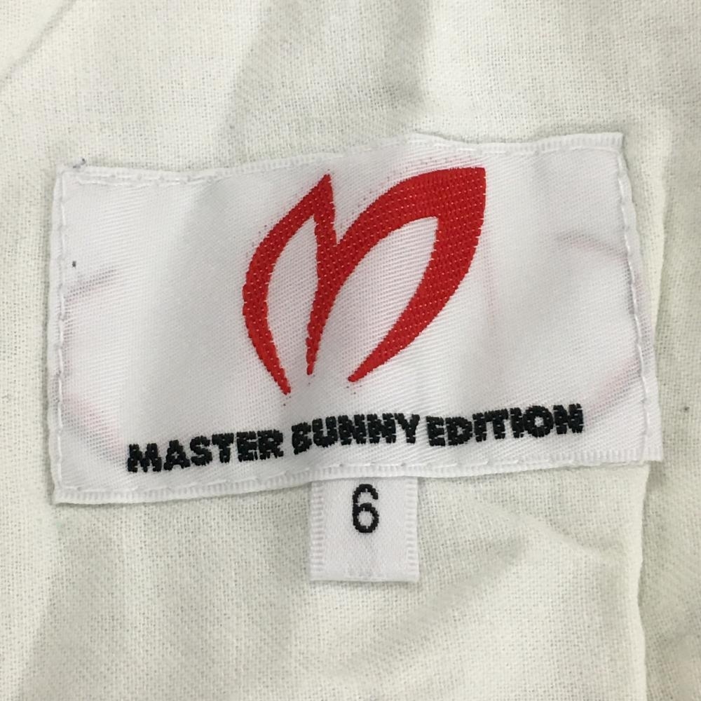 【超美品】マスターバニー ハーフパンツ ネイビー サッカー生地 ストレッチ メンズ 6(XL) ゴルフウェア MASTER BUNNY EDITION_画像5