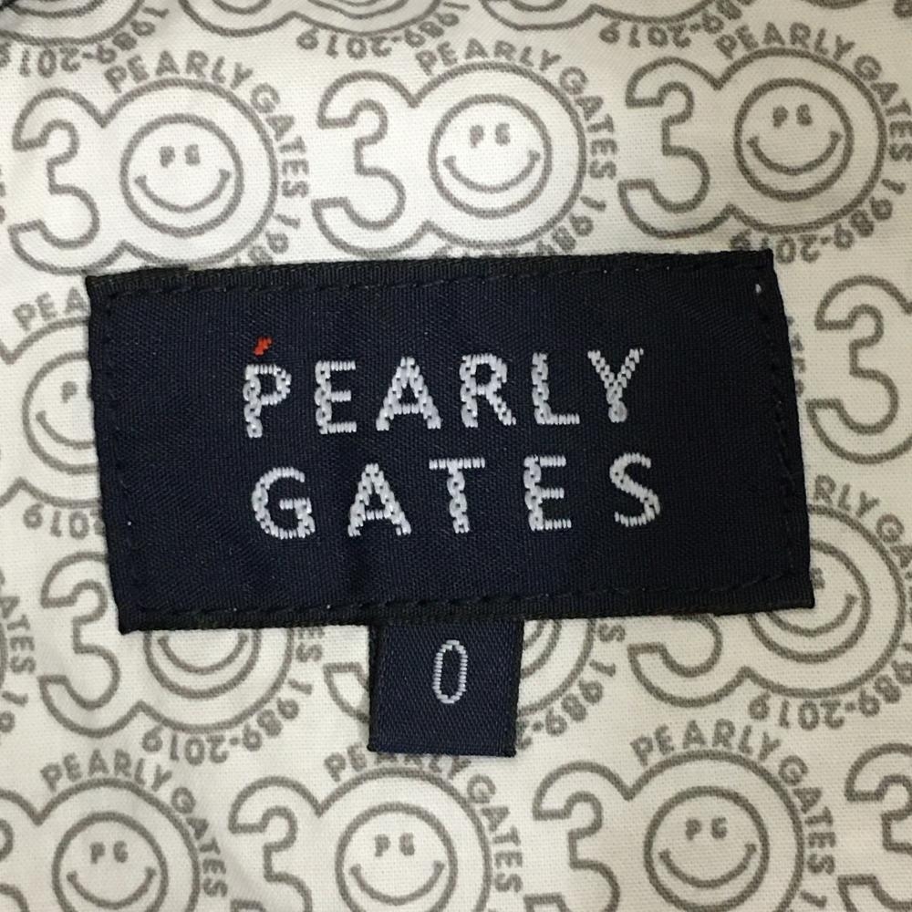 【新品】パーリーゲイツ スカート ネイビー×白 ストレッチ 裏地30周年ニコちゃん レディース 0(S) ゴルフウェア PEARLY GATES_画像7