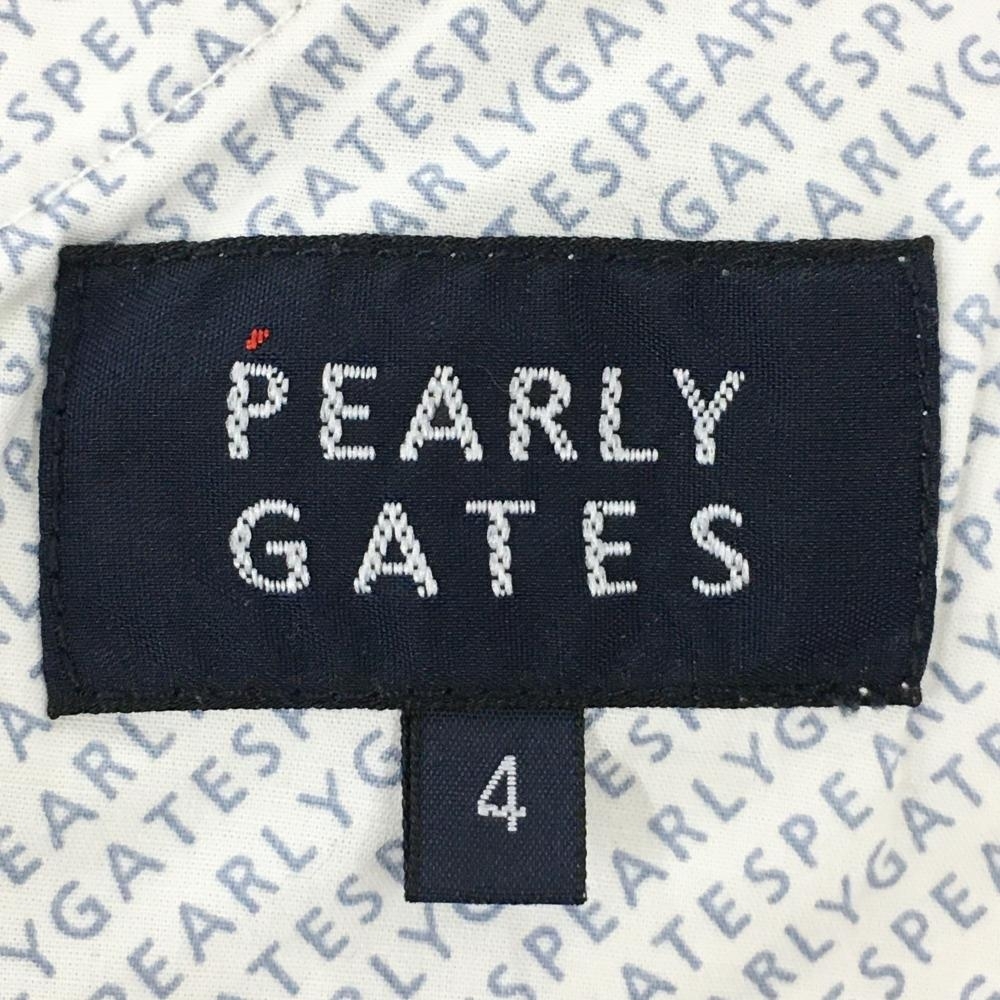 パーリーゲイツ パンツ 白×黒 星条旗柄 ストレッチ メンズ 4(M) ゴルフウェア PEARLY GATES_画像4