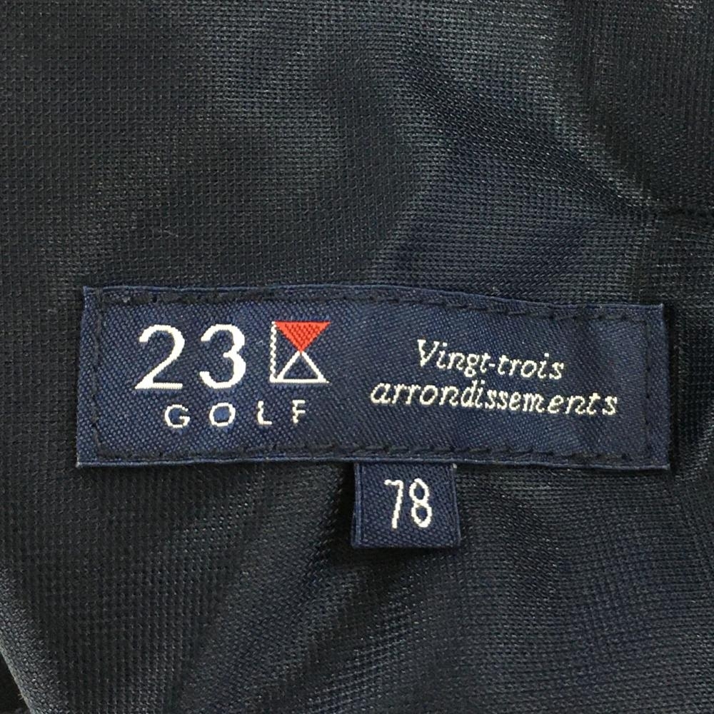 [ прекрасный товар ]23 район Golf брюки темно-синий × чёрный "в елочку" общий рисунок силикон нашивка мужской 78 Golf одежда 23 район 