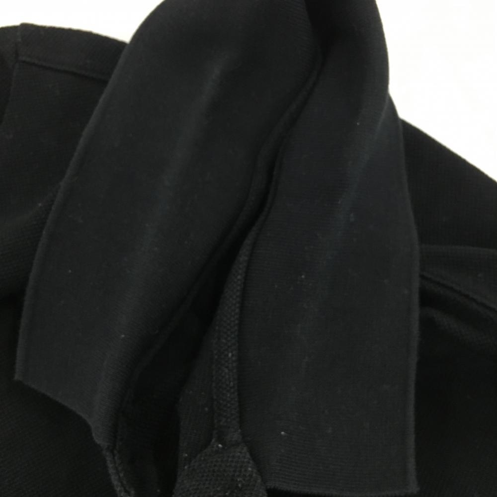 マンシングウェア 半袖ポロシャツ 黒 ロゴ刺しゅう メンズ LL ゴルフウェア Munsingwear_画像6