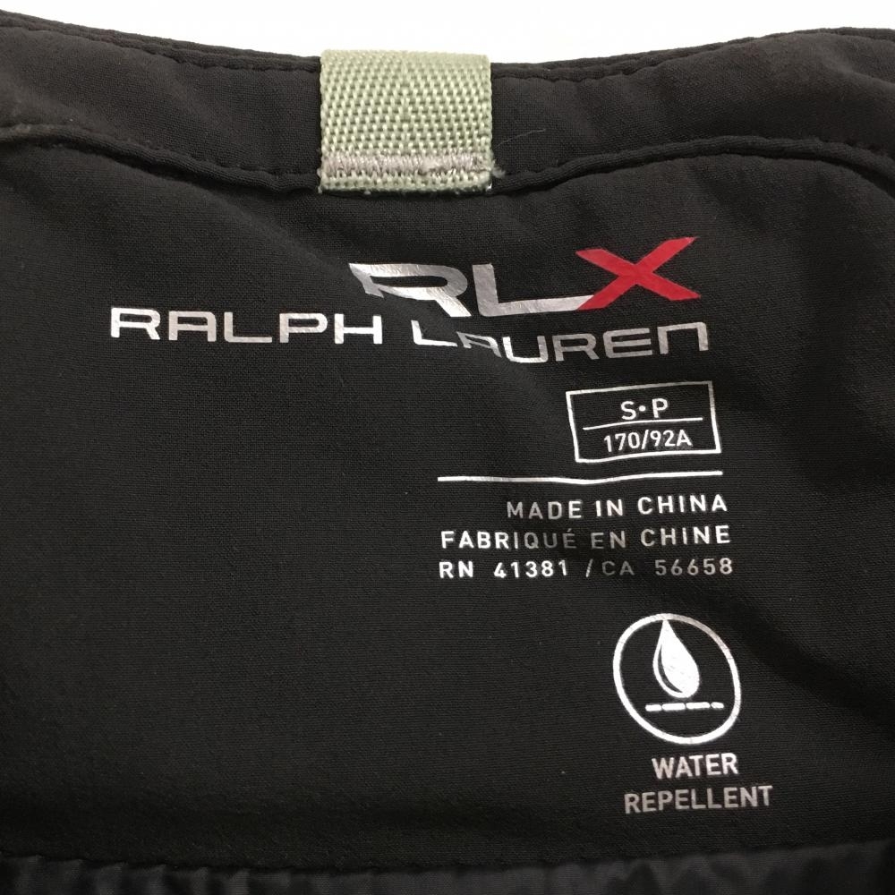 【超美品】RLXラルフローレン 中綿ベスト 黒 ロゴプリント ダブルジップ 撥水 メンズ SP ゴルフウェア Ralph Lauren_画像5
