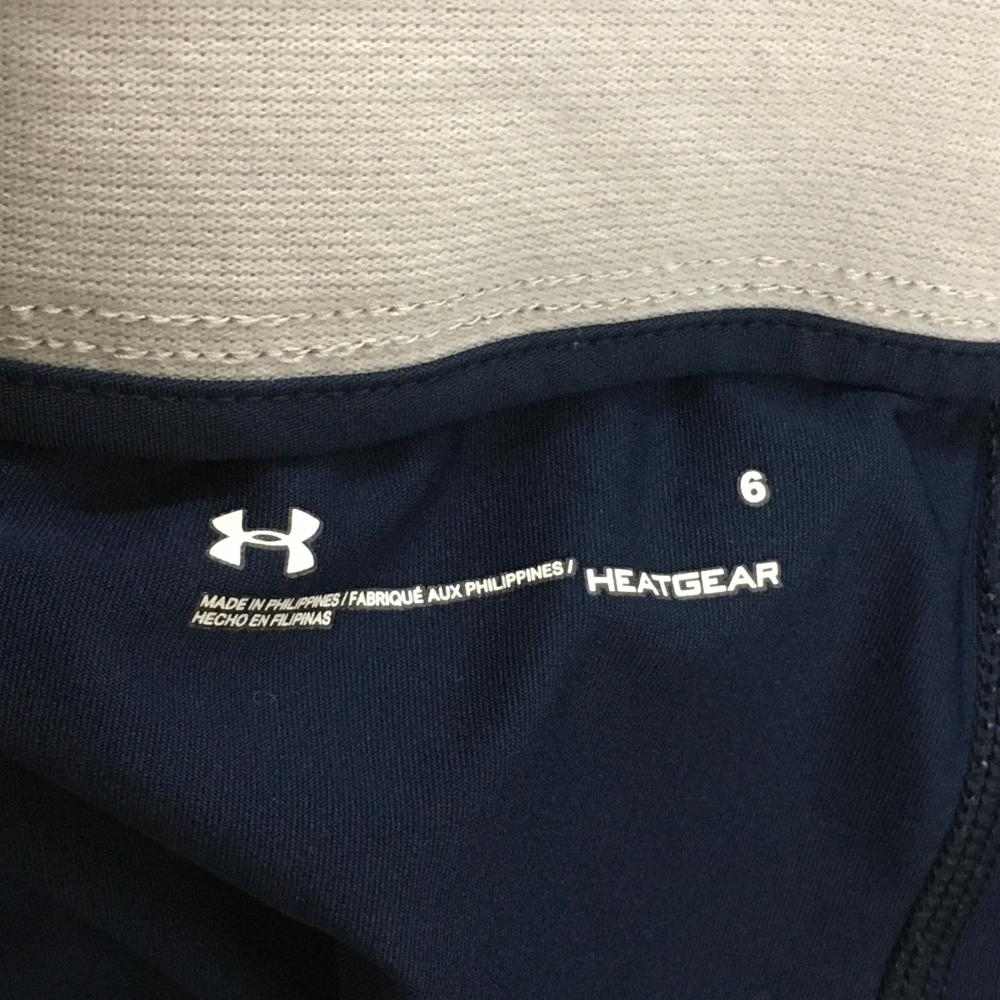 【超美品】アンダーアーマー ストレッチスカート ネイビー バックロゴ 内側インナーパンツ レディース L ゴルフウェア UNDER ARMOUR_画像6