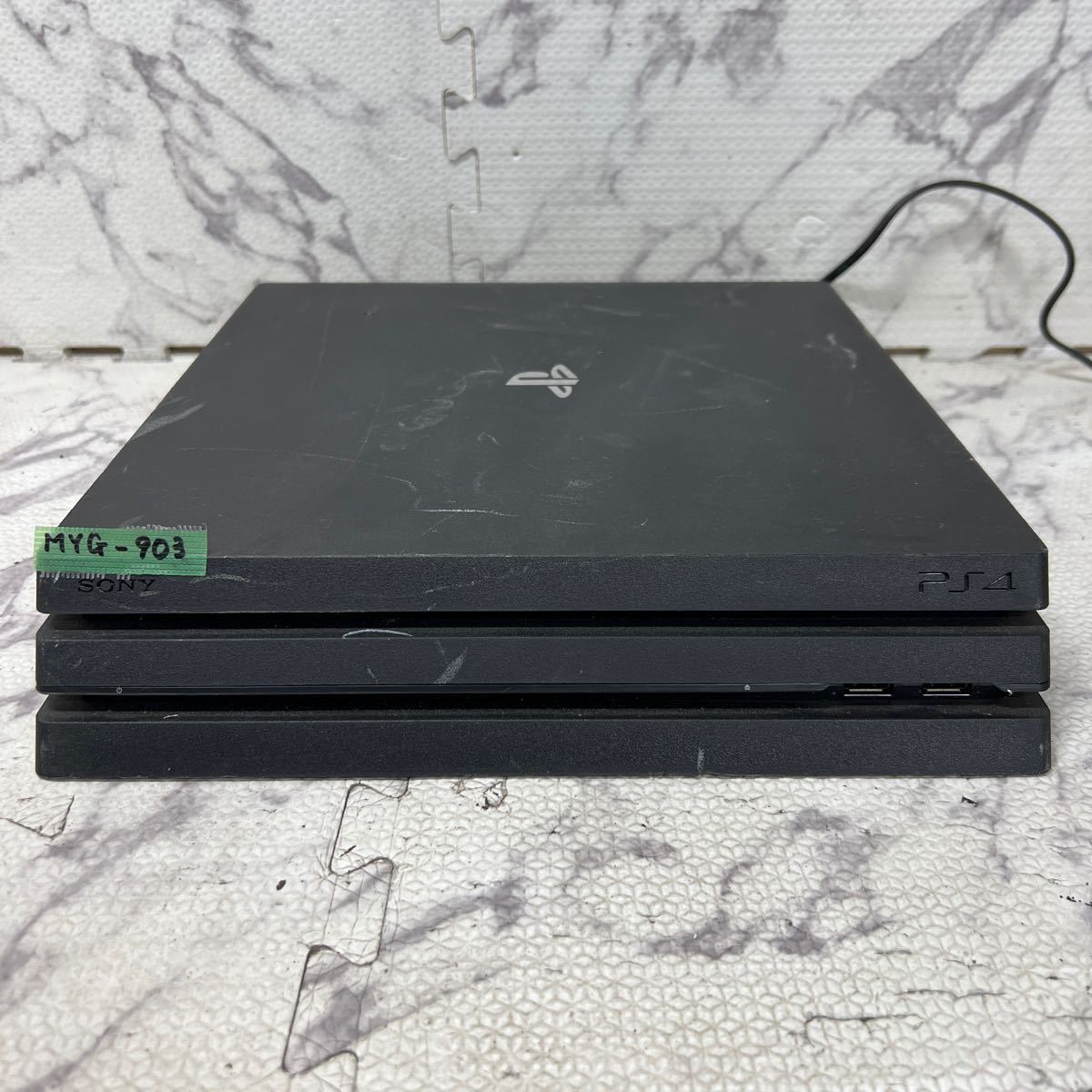 MYG-903 激安 ゲー厶機 SONY PlayStation 4 CUH-7200B PS4 通電不可 ジャンク_画像1