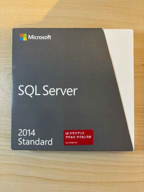 maicrosoft マイクロソフト SQL Server 2014 Standard 10クライアント アクセス ライセンス付