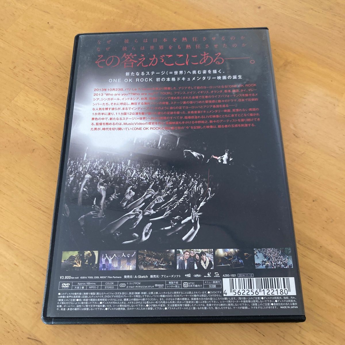 FOOL COOL ROCK! ONE OK ROCK DOCUMENTARY FILM ONE OK ROCK